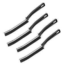 MONACO OLIVE 超強韌刷毛磁磚縫隙清潔刷, 黑色, 4個