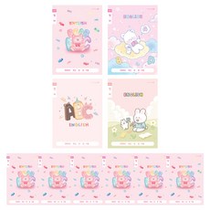 morning glory 小學英語寬格B筆記本, 隨機出貨, 10個