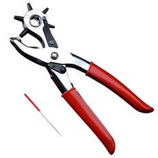 Khohimo 6種規格圓形打孔皮革皮帶打孔器套組, 混色, 1套