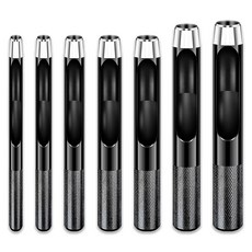 Kohimo手動打孔皮革打孔器 7種組 3W194, 混色, 1組