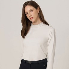 mont-bell 女款拉絨小高領長袖T恤