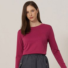 mont-bell 女性刷毛圓領長袖T恤