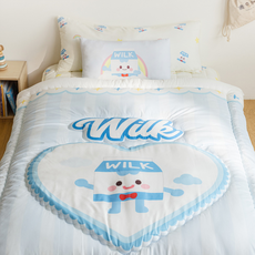 럭스나인 브레드이발소 밀크 크림 차렵 이불, 윌크