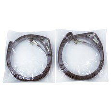 直立式鋼琴用透明樂譜帶 80cm 2入, 棕色, 2個