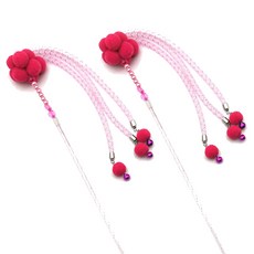 둥둥펫 고양이 버블링 낚시대, 핑크, 2개