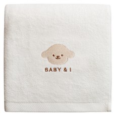베이비앤아이 소프트 밤부 목욕타올, 뭉이, 1개