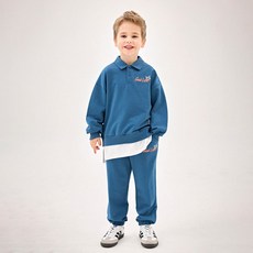 JELISPOON 童款好運笑臉印花長袖套裝