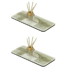 Block Mart 廚房珪藻土吸水瀝水墊 14 x 30 cm 2入, 款式 4