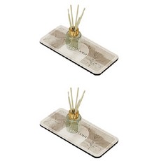 Block Mart 廚房珪藻土吸水瀝水墊 14 x 30 cm 2入, 款式 6