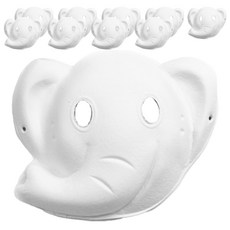 minhwashop 紙面具製作, 10個, 大象(UDOPP0015)