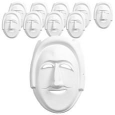 minhwashop 紙面具製作, 10個, Bune面具(UDOPP0012)
