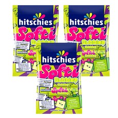 hitschies 希趣樂 Softi方塊咀嚼糖 蘋果口味, 80g, 3袋