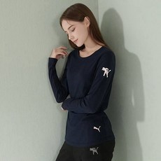 푸마바디웨어 여성용 잠옷 상하의 세트