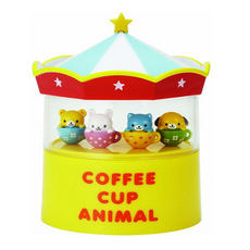 Pick Case 動物咖啡杯點心叉與收納盒組, 1套