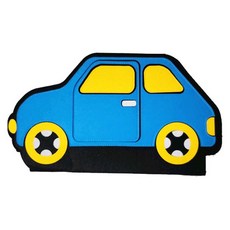 JoyKids 兒童彩色不織布觸感遊戲硬頁書 穿衣包, 汽車