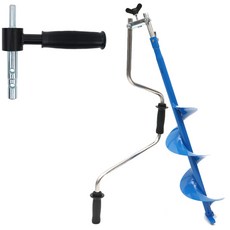 SAPA Big Hunter 얼음뻥 冰鑽 + 轉接頭 電動鑽頭結合式套組, 藍色(冰鑽), 1套