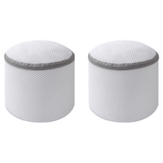 modernmore 內衣文胸洗衣袋, 白色, 2個