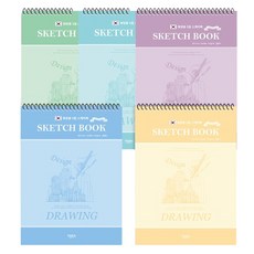 PENPIA 5000 寫生簿 隨機出貨, 12張, 5個, 5開