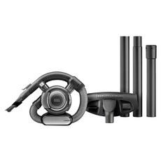 블랙앤데커 코끼리코 플렉시 무선 핸디 청소기 + 바닥연장관 세트, PDB315BEX21(청소기), 블랙