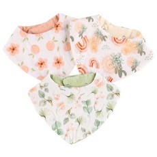 HARAROI 嬰幼兒三角圍兜巾3件組