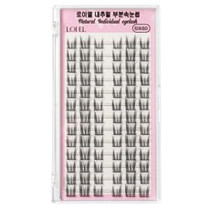 自然單株假睫毛, 皇冠D, 1個