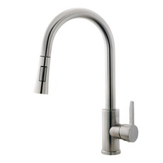 KOKIRI LIVING 單孔花灑不鏽鋼廚房水龍頭 HQM-6002, 1個