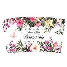 花紋杯套 綠色, 1個, 100入