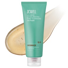 아크웰 감초수 피에이치 밸런싱 포어 클렌징 젤 폼, 160ml, 1개