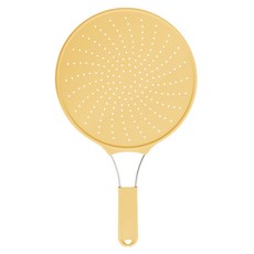 릴리브 기름튐방지 실리콘 후라이팬 덮개 버터, 30cm, 1개