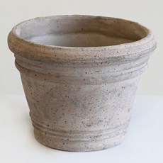 Garden in the City Digria 雙環火山手工陶盆, 單一顏色, 1個