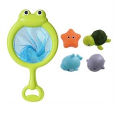 Joykids 閃閃發光LED撈魚洗澡玩具, 混合顏色