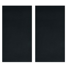 아리코 패딩 셀프 수선 패치 무지 10 x 20.5cm, 블랙, 2개