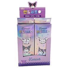 三麗鷗酷洛米鉛筆 B款 5入, 隨機出貨, 120件