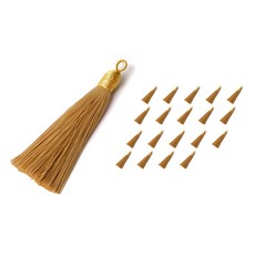 indi.k 金繩髮飾流蘇, 20個, 金色