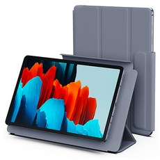 신지모루 마그네틱 폴리오 펜슬 커버 태블릿PC 케이스, 라벤더 퍼플, 1개