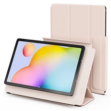 신지모루 마그네틱 폴리오 펜슬 커버 태블릿PC 케이스, 핑크 샌드, 1개