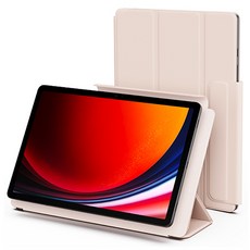 신지모루 마그네틱 폴리오 펜슬 커버 태블릿PC 케이스, 핑크 샌드, 1개