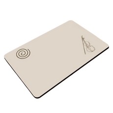 데이소이 논슬립 심플 일러스트 화장실 발매트 45 x 70 cm, 03 바이올린, 1개