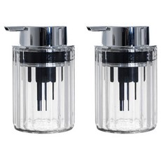 THE ZAKKA 大容量泡沫按壓空瓶, 銀, 2個