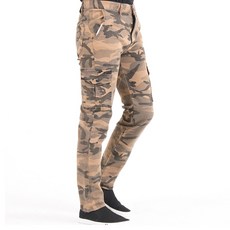 男士高品質棉質彈性軍裝水洗工裝褲 YCHB4