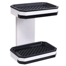 Dahaeyu Yuineung 免打孔有孔吸盤式瀝水肥皂盒 3, 1個, 混合顏色