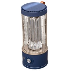 VISKA 旋轉式 800W 碳素電暖器, 藍色, VK-HT800C