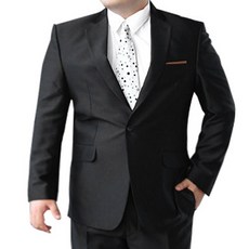 제제옴므 남성용 빅사이즈 은은한광 원버튼 포멀 정장자켓