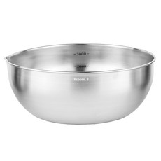 Reborn.J 304不鏽鋼附刻度攪拌碗, 1個, 單品
