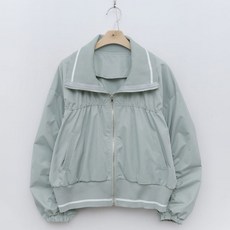 여성용 럽스 셔리 스트라이프 셔링 집업 점퍼