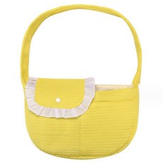 Daysoy 寵物 Yoreungae 馬卡龍斜背包, 03 黃色