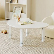 코아코아 피넛 높이 조절 테이블 L, 화이트