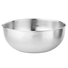 Reborn.J 304不鏽鋼附刻度攪拌碗 1500ml, 1個, 單品