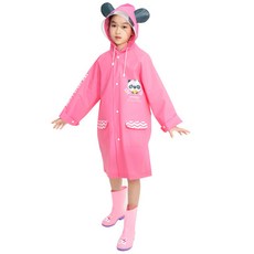 스타빈 아동용 애니멀후드 투포켓우비