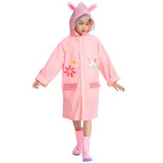 스타빈 아동용 애니멀후드 투포켓우비